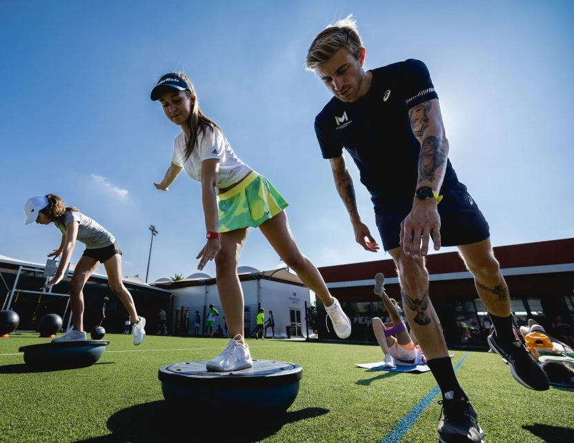 Entrainement physique mouratoglou academy