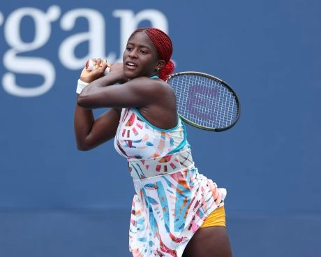 Clervie Ngounoue mouratoglou us open 2023
