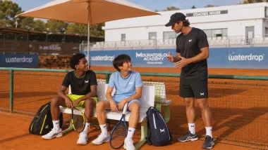 Coaching tennis enfant Mouratoglou academy