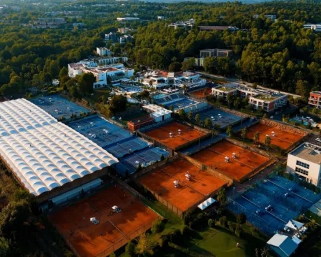 Image drône académie Mouratoglou