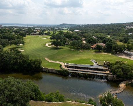 Golf course at Horseshoe Bay Resort near Mouratoglou Tennis Center in Texas Hill Country.