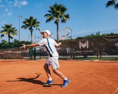 Clay forehand Mouratoglou Academy