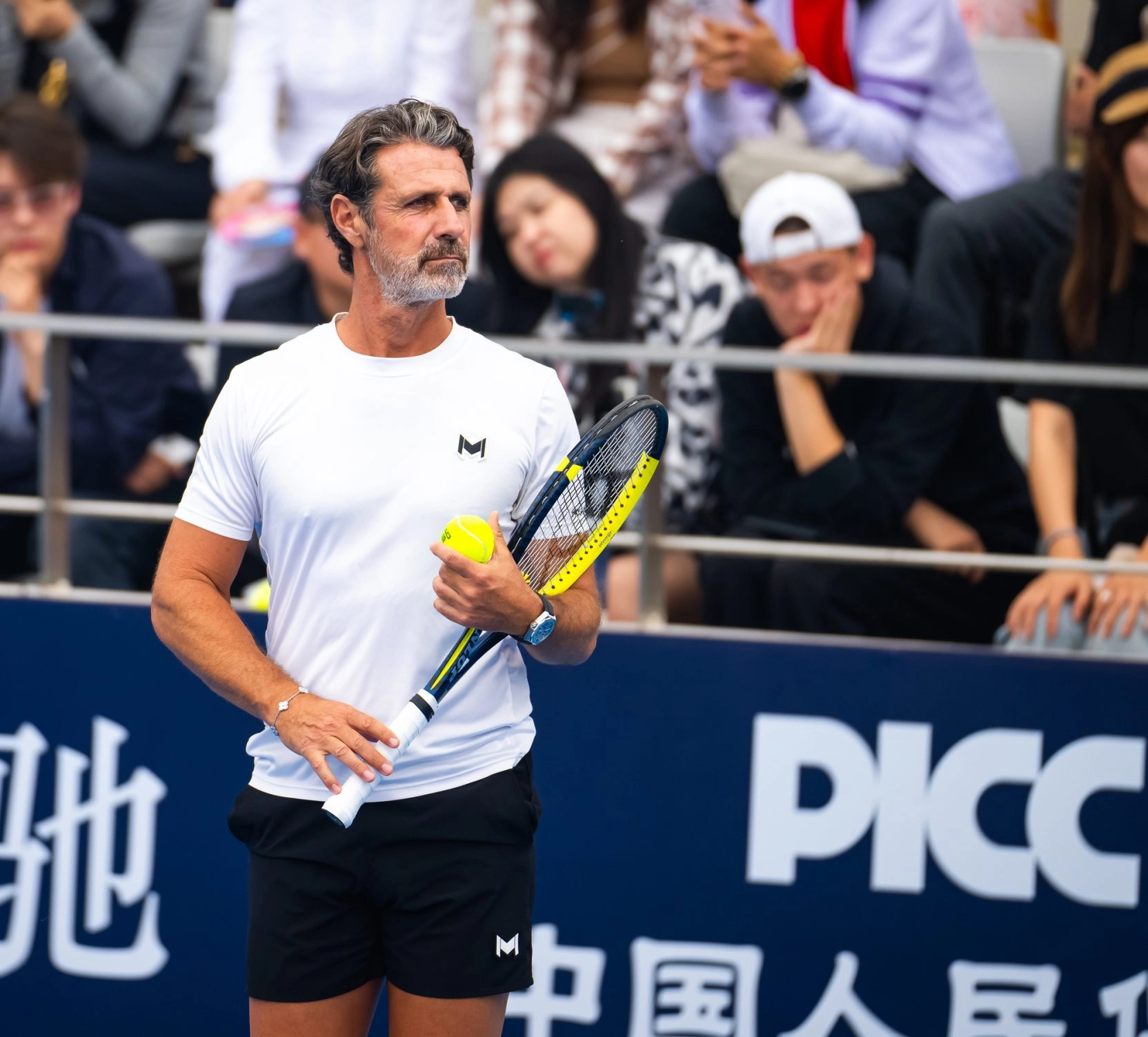 Patrick Mouratoglou entraînant Naomi Osaka à l’entraînement