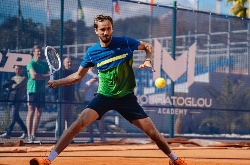 Daniil Medvedev Forehand Mouratoglou Academy