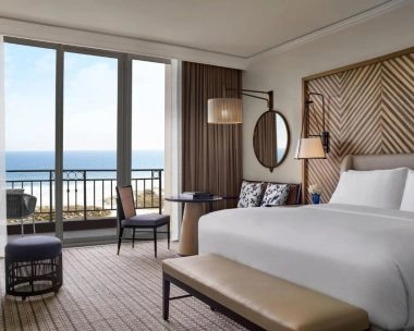 Ocean-view room at The Ritz-Carlton Amelia Island