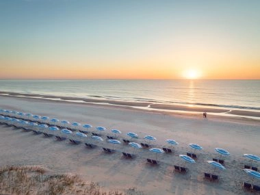 Beach view with umbrellas at The Ritz-Carlton Amelia Island