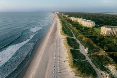 Beach view at The Ritz-Carlton Amelia Island