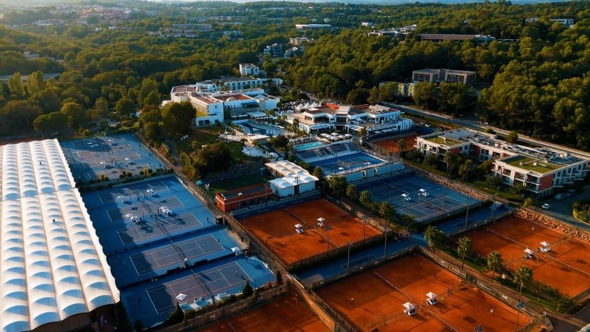 Drone view - Mouratoglou Academy