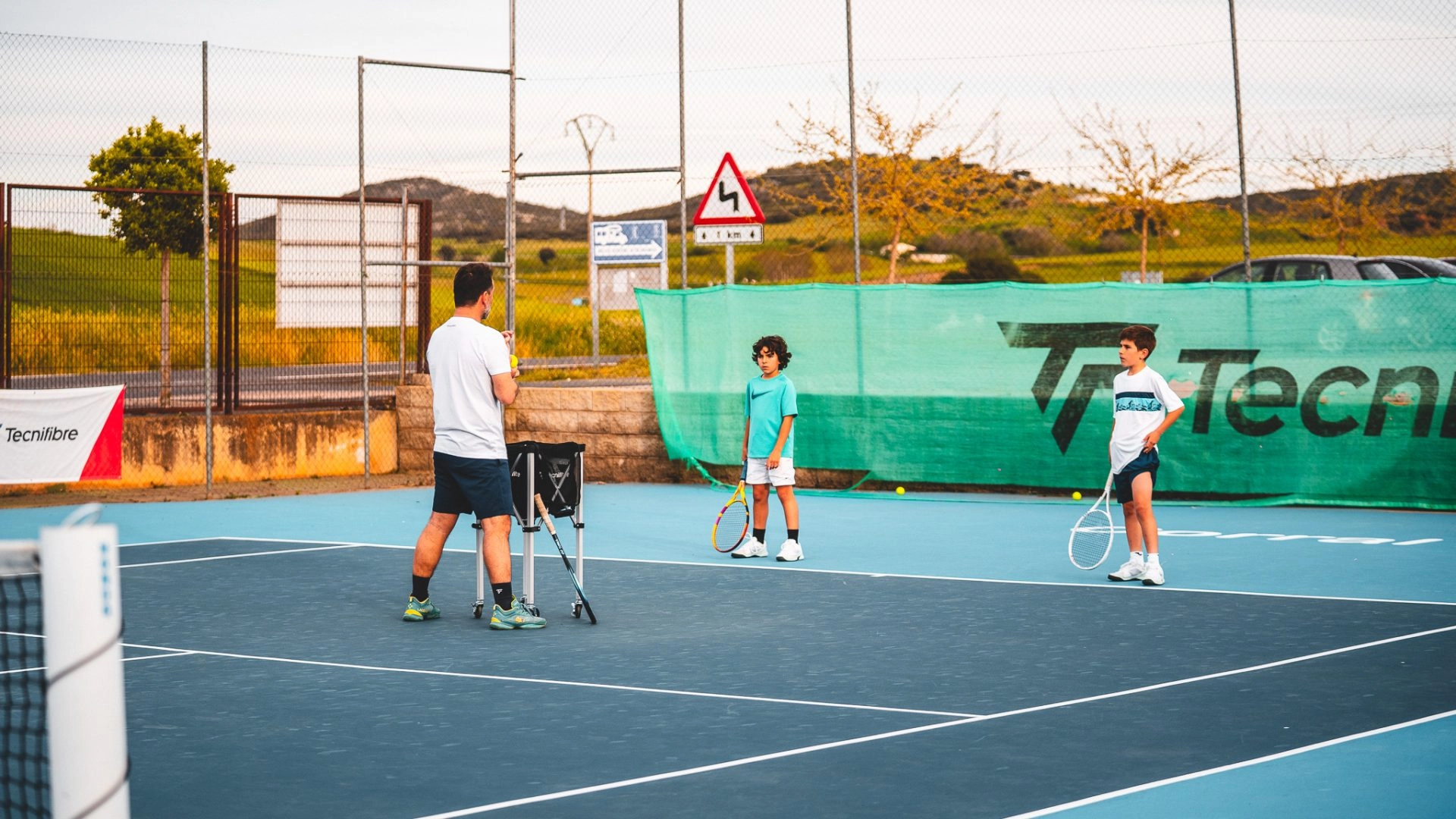Tennis Coaching Session with Two Kids – Mouratoglou Tennis Center Calatrava