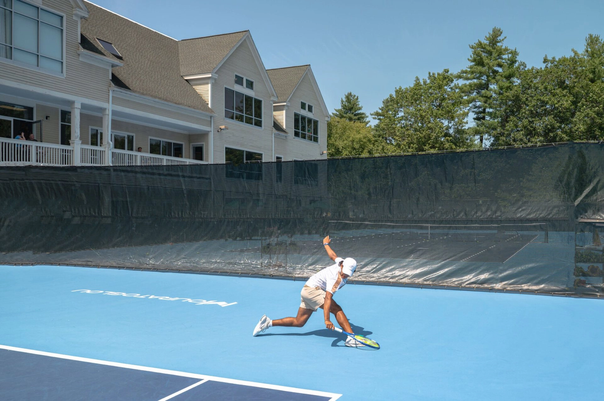 Junior player training at Mouratoglou Tennis Center Boston