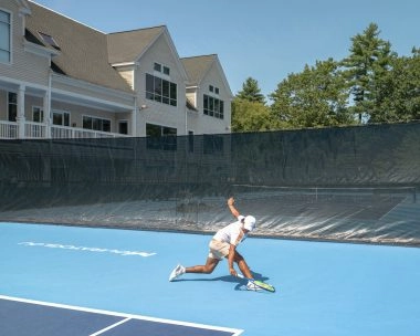 Junior player training at Mouratoglou Tennis Center Boston